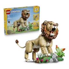 Конструктор Lego 31386 Creator 3-in-1. Animale sălbatice: Leul maiestuos