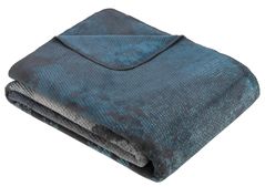 Textile de casă Ibena 2721/680 Jacquard Decke Rockhampton Dark grey/petrol