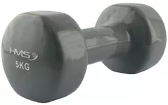 Гантель HMS 1472 Gantera vinil 5kg, gri