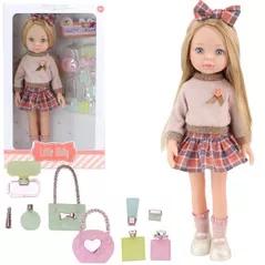 Păpușă Essa 91099-G Păpușa Mica Milly cu accesorii, 33 cm