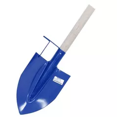 Lopată Unitehna Hirlet ascutit cu suport picior cu coada lemn (04030)