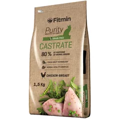 Hrană pentru animale de companie Fitmin Cat Purity Castrate 1.5kg