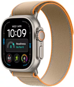 Ceas inteligent Apple Watch Ultra 4 GPS Cellular 49mm Natural Titanium Case with Sand Trail Loop M/L MJAQ4