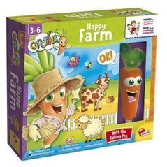 Joc educativ de masă Lisciani Giochi EX79988 Joc educativ cu pix vorbitor Ferma vesela, cod 47821