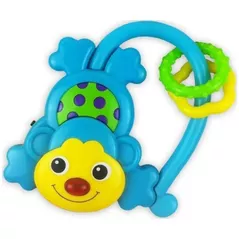 Zornăitoare Baby Mix Alexis KP-0593 Обезьянка голубой