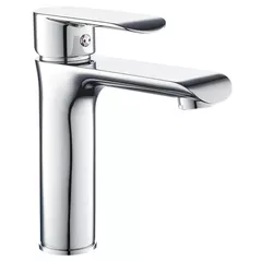 Смеситель для умывальника Mat|eco Neve хром латунь