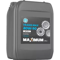 Масло Maximum Lubricants ТАД-17И 80W90 GL-4 20l TRANS MAX