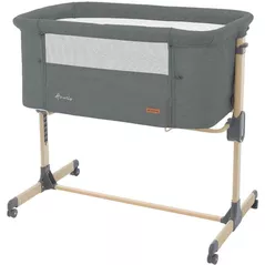 Țarc Kikka Boo 31003020096 Patut co-sleeper Amaris Dark Grey
