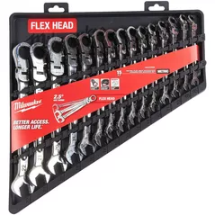 Cheie fixă Milwaukee 4932478558 Set 15 chei MAXBITE cu cap flexibil