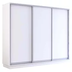 Шкаф Mobildor-Lux Fox uși glisante din PAL (260x60x240H cm) Alb