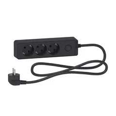 Фильтр электрический Schneider ST9433B, 3 locuri + intr. 16A 3m