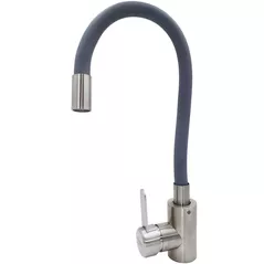 Bateria bucătărie Rubano 27193 pipa flexibila U inox, gri