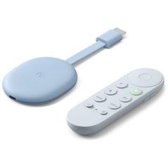Медиа плеер Google Chromecast 4K With Google TV Blue