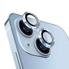 Sticlă de protecție pentru smartphone UNIQ Lens Protection Camera for iPhone 14/14 Plus, Blue
