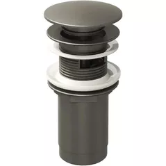 Ventil click-clack Ravak Quick Clac lavoar cu preaplin Graphite brushed X03048