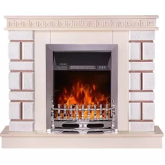 Камин электрический ArtFlame Nazarii minii jasmine & Gala silver