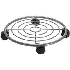 Подставка для цветов Promstore 31067 Подставка для цветочного горшка D35cm, на колесах, металл