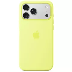 Чехол для смартфона Apple iPhone 17 Pro Max Silicone Case with MagSafe – Neon Yellow MGFM4ZM/A