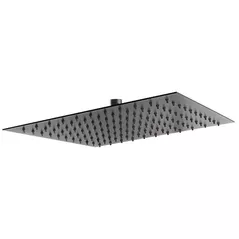 Верхний душ Ferro DSN08BL negru inox Dus plafon 300x300