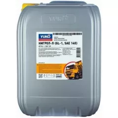 Масло Yukoil Л GL-1 Нигрол GL-1 8,75кг/10л п/эт