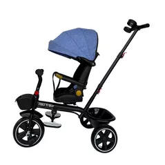 Bicicletă-cărucior Richi (95971) Tricicleta albastra pentru copii (JTRX1)