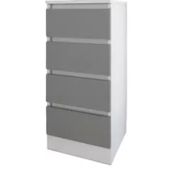 Комод Smartex (16012) Т1 50cm Alb+Grafit