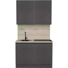 Mobilă pentru bucatarie ArtFlame GOLA Storm Grey (1.2 m.l.)