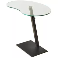 Măsuţă cafea Trendy Fagioli, Negru 70x75x40cm