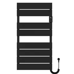 Полотенцесушитель Avonflow Digital 550x1050 500W, алюминий, правое подключение, черный мат