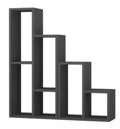 Raft de birou Trendy Sule, Antracit 42x89x20cm, raft de carti