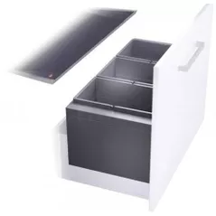 Coș de gunoi Hailo 3631981 Triple XL 900