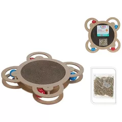 Когтеточка Promstore 49585 Zgarietoare cu platforma pentru joc Pets 35x35x4.5cm MDF