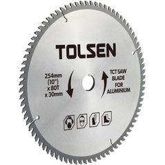 Диск отрезной Tolsen Диск для циркулярной пилы по алюминию 305x30мм 100з (76570)