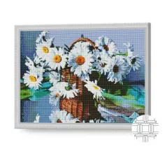 Картина по номерам Art Gallery QB206026 Mozaic cu diamante patrate Romanite in cos 40x50cm