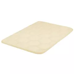 Covoraș de baie Bisk 07067 din matase ECRU 40x60