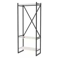 Cuier pentru haine Bofigo Antreu, 66x35x160 cm, Alb (21-15-01)