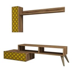 Стенка Trendy Planeta, Nuc, Galben 150x37x37cm