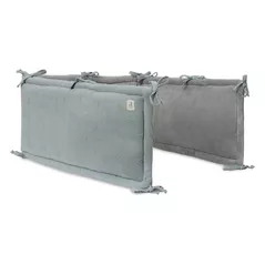 Бортик для кроватки Jollein 004-895-68032 Боковая защита детской кроватки Cosy Knit Sea Green, 180x30 cm