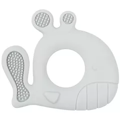 Iinel dentiție Kikka Boo 31303020048 Inel gingival din silicon Whale albastru
