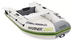 Barcă gonflabilă Intex 68395 Mariner 260 cu vâsle, pompă și geantă, 264x155x61cm, max.400 kg