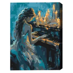 Картина по номерам BrushMe BS54069 40x50cm (în cutie) Pianista