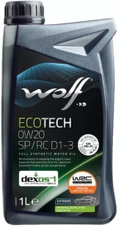Масло Wolf 0W20 OFFTECH IL-D1 1L