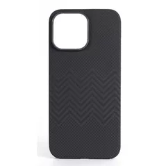 Husă pentru smartphone Vanta Carbon Ring Weaving M Magsafe for iPhone 16 Pro Max, M-Black
