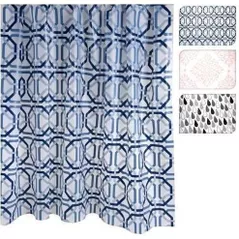 Коврик для ванной Promstore 39585 Набор шторка для душа 180x180cm + коврик для ванной 140x60cm