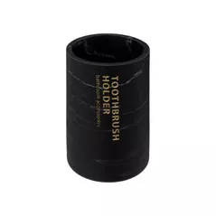 Стакан для зубных щёток 5five 51958 Lea 270ml, керамика, черный