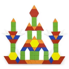 Puzzle Viga 50065 Set de 250 cuburi geometrice