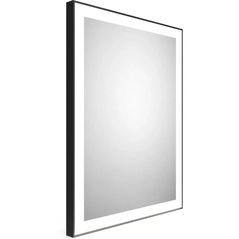 Oglindă baie Dubiel Vitrum LOGAN Black 60x80 LED touch