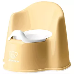 Oală BabyBjorn 055266A Olita cu protectie spate Potty Chair Powder Yellow