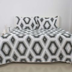 Домашний текстиль Relaxe Home 024553 Cuvertura TEP BOHO 220x240cm, Light Grey