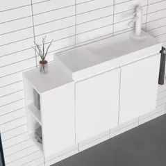 Шкаф под умывальник Orka FERLA 80 White matt